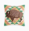 Boho Buffalo Hook Pillow