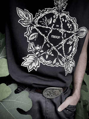 Image of 5 TREES PENTACLE [limited-edition organic T]