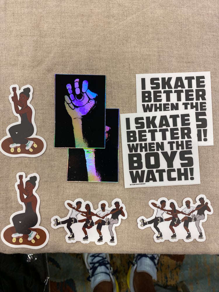 Image of Skate night (sticker pack)