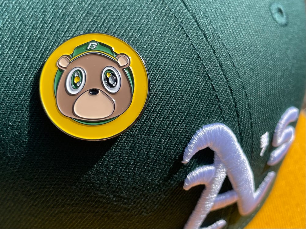 Image of Bear Pin - Town Yellow