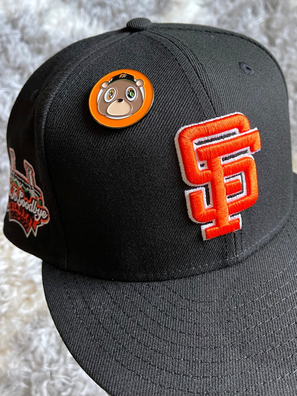 Image of Bear Pin - AUX Pack Orange