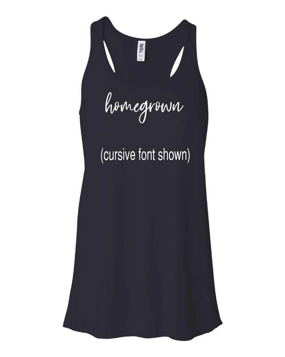 Homegrown - Ladies Flowy Racerback Tank