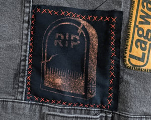 Image of GRAVESTONE Bleached Canvas Patch
