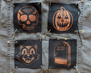 Image of GRAVESTONE Bleached Canvas Patch
