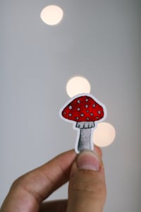 Mini Mushroom Sticker