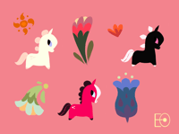 Image 1 of  Horse Sticker Sheet (PRE ORDER)