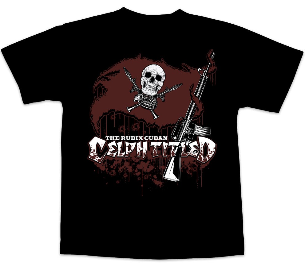 Demigodz Store — Celph Titled Bucs Flag Logo T-Shirt - Black Tee