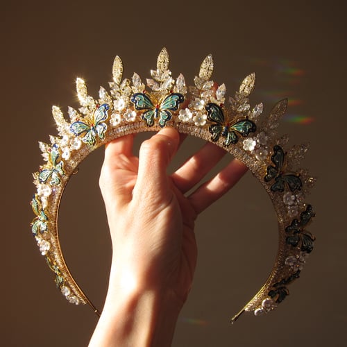 Image of Butterfly Enchantress halo tiara