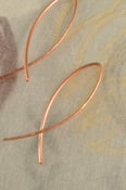 Image of Ichthys I earrings in copper