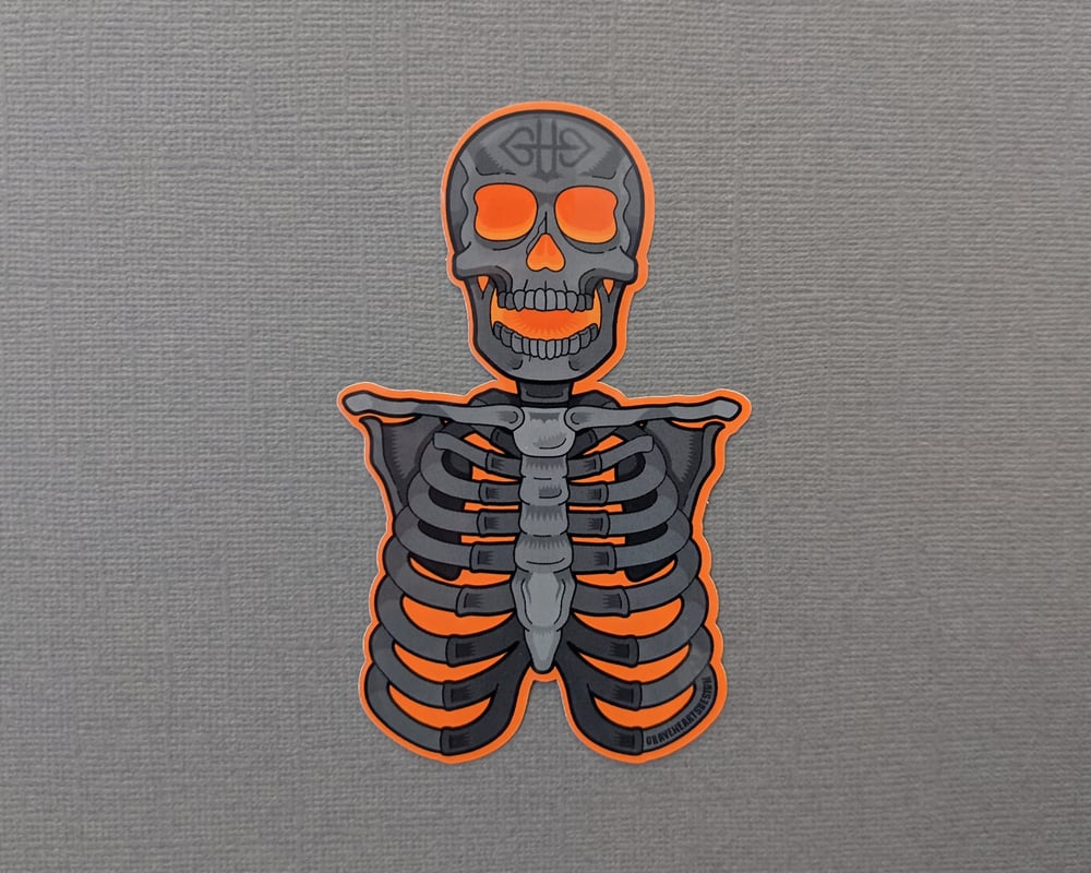 Image of EMBERS Skeleton Sticker