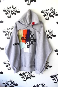 Image of parts and pieces hoodie in gray