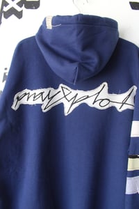 Image of pieces and parts hoodie in navy 