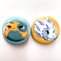Image 1 of The Dragon Prince Character Buttons
