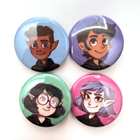 Image 2 of The Owl House Character Buttons