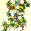 'Gecko and Alpine Ecosystem II' Print