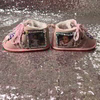 Image 5 of Pink lollipop picture infant boots