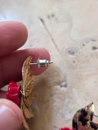 Image 2 of Boules d'oreilles fleurs léopard 