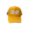 Art of Fame/ NY Back 2 Back Logo Gold Trucker Hat