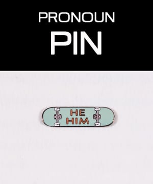 Image of Preferred Pronoun Pin