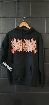 Image 1 of Black Snarl Wildstyle Hoodie