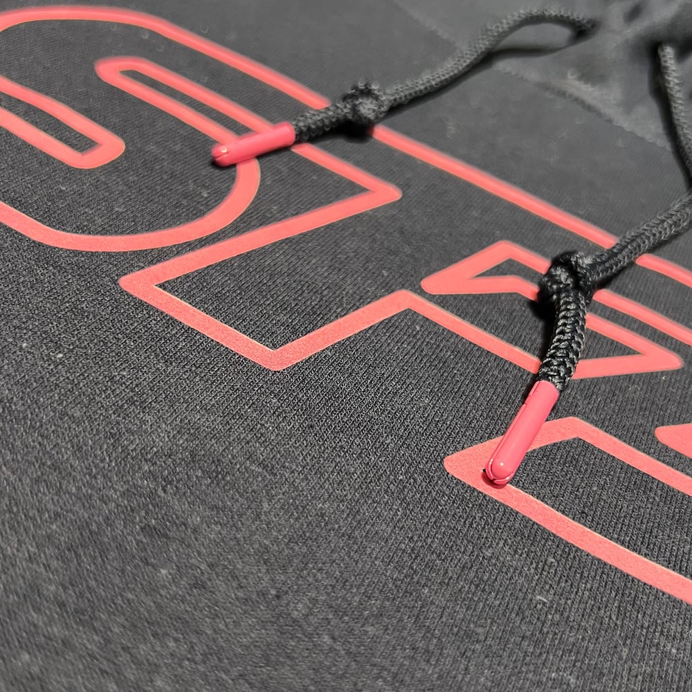 Pink On Navy JIK Hoodie/Crewneck