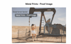 Oil Metal Print