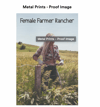Fencer Metal Print