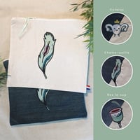 Zizip - 21x18cm - La grande ! (coton beige ou jean upcyclé)