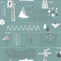 Image 2 of Festival Wallpaper - High Tide & Platinum