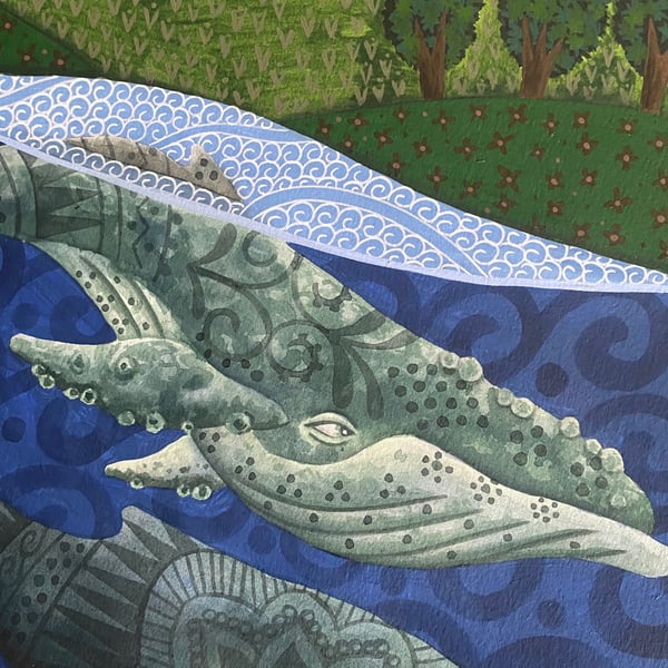 Image of Print Dhaka Whale