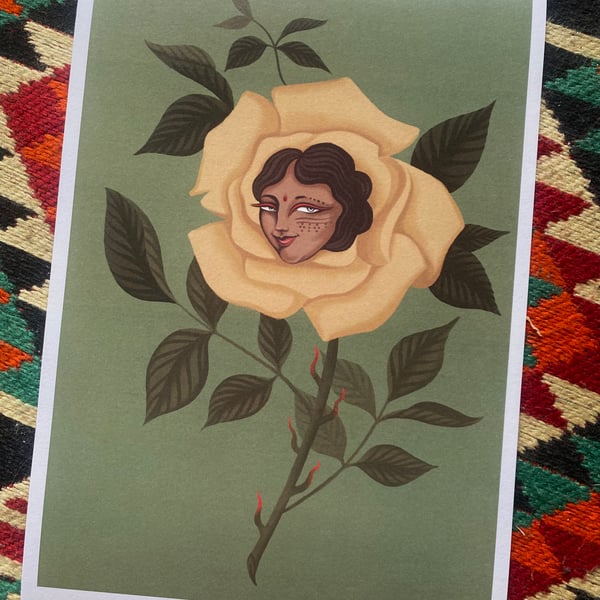 Image of Print Mujer Rosa