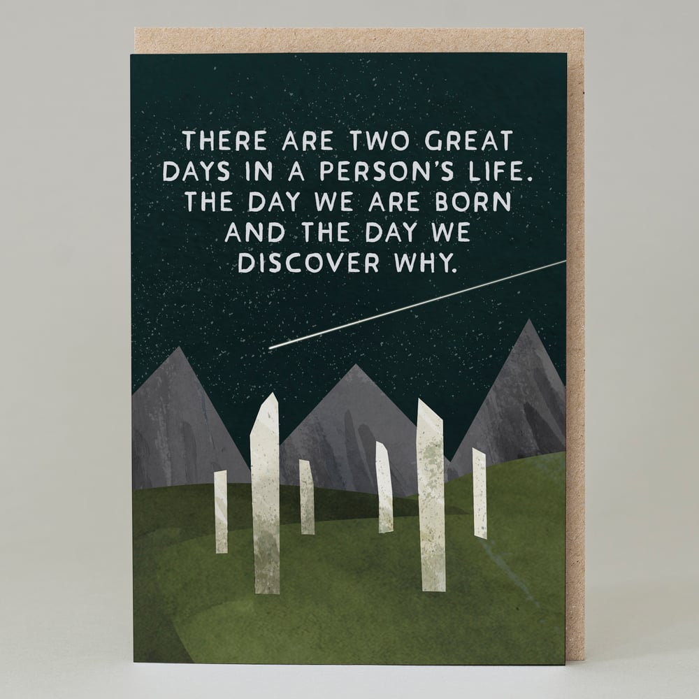 Image of Two great days (Card)