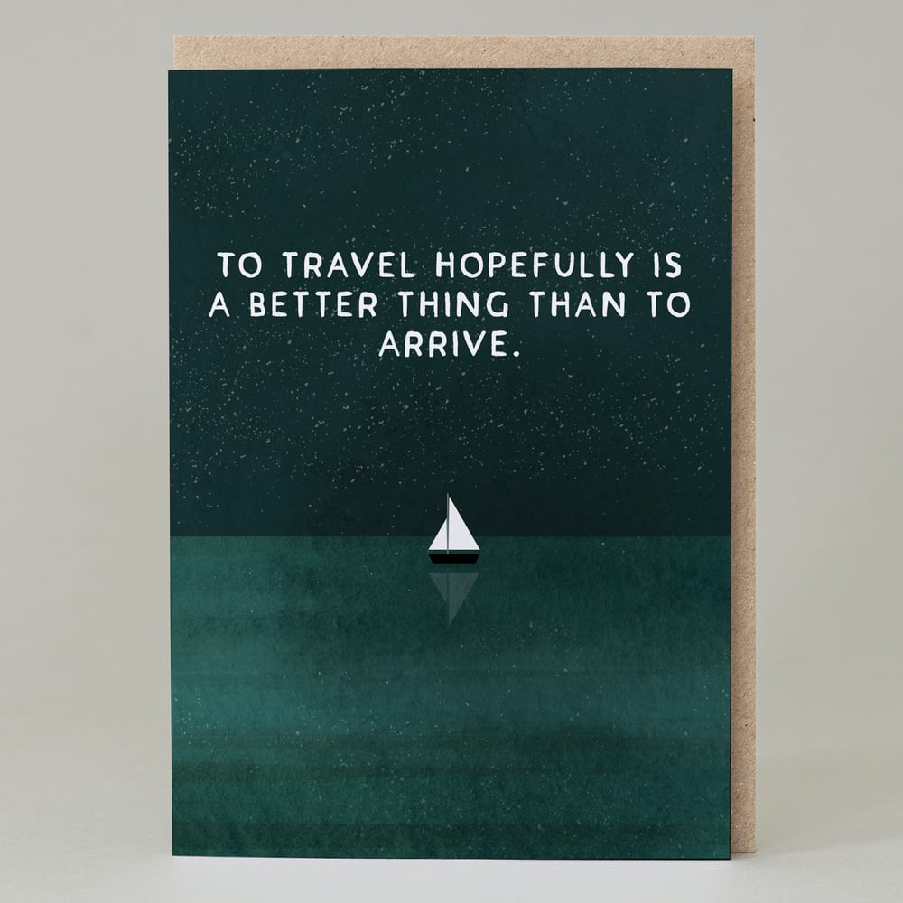 Image of Travel Hopefully (Card)