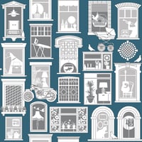 Image 4 of  One Day Wallpaper - Washed Denim