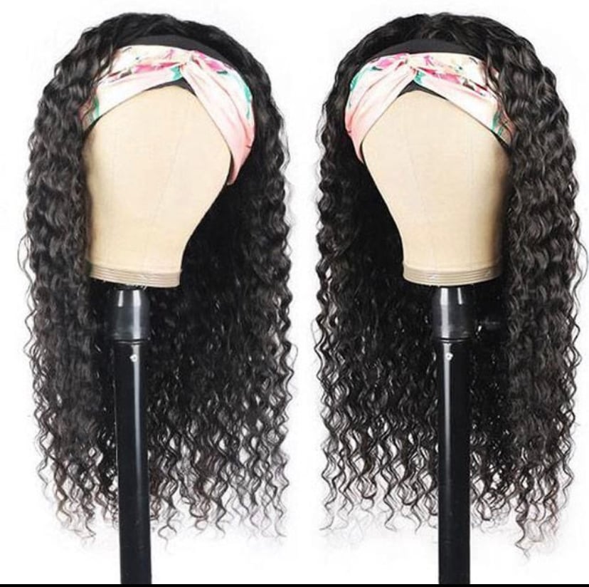Image of 16” Kinky curly -20” body wave Headband wig 