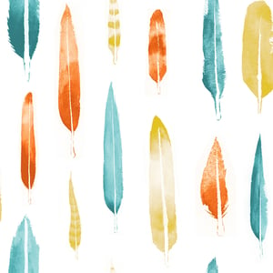 Image of Feathers Wallpaper - Lido