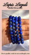 Lapis Lazuli 8mm Bracelet