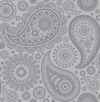 Image 2 of Paisley Crescent Wallpaper - Concrete