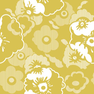 Image of Alice Wallpaper - Mustard