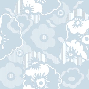 Image of Alice Wallpaper - Powder Blue