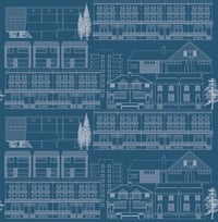 Image 2 of Do You Live in a Town? Wallpaper - Blueprint