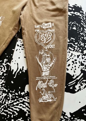 Image of COLLAGE SWEATPANTS #2 (PIGMENT SANDSTONE)