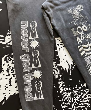 Image of COLLAGE SWEATPANTS #2 (PIGMENT BLACK)