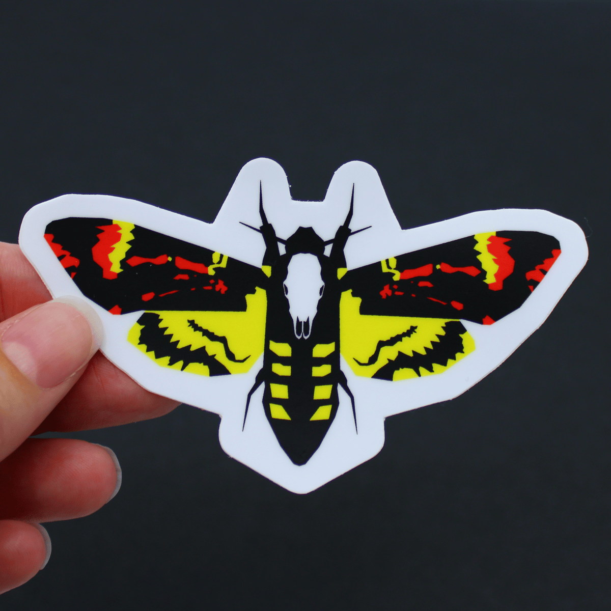 Death's Head Moth Sticker