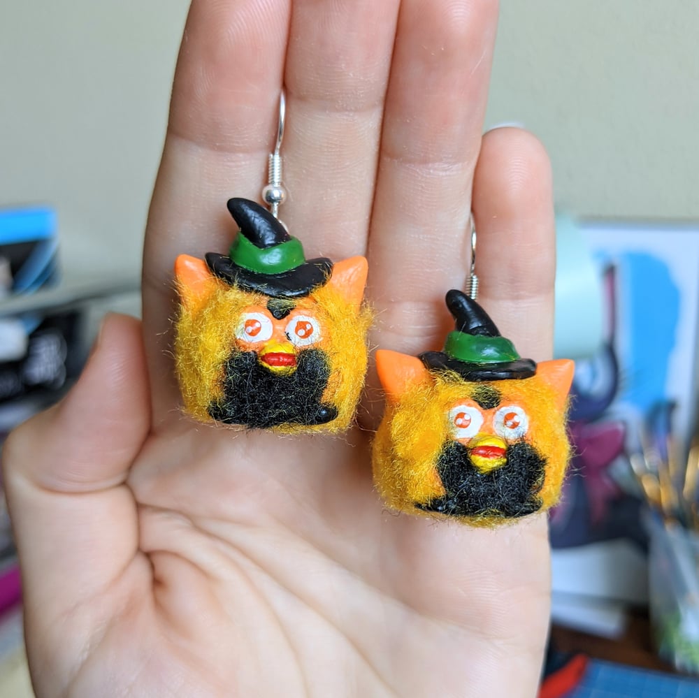 Image of Witch Furby Earrings