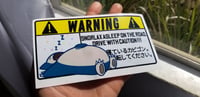 Image 1 of Snorlax Warning Sticker!