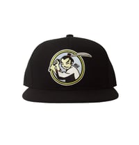Image 2 of FM Huntsville Samurai Snapback Hat (Black) *Restocked*