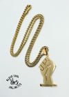 Power Fist Up Necklace