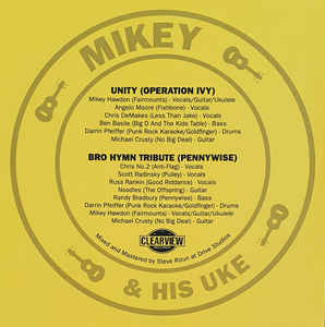 Mikey & His Uke - Bro Hymn & Unity (Limited edition 7", hand numbered 457/500)