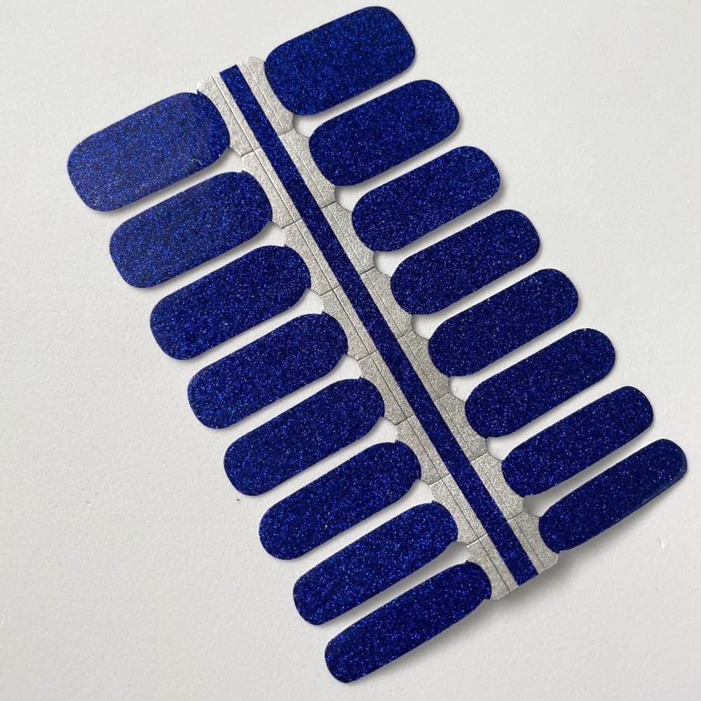 Sapphire Sparkle Nail Polish Strip